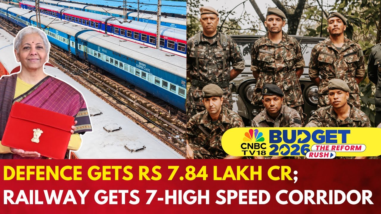 Railway & Defence Budget 2026: Nirmala Sitharaman Lifts Armed Forces Spending To 11% Of GDP
