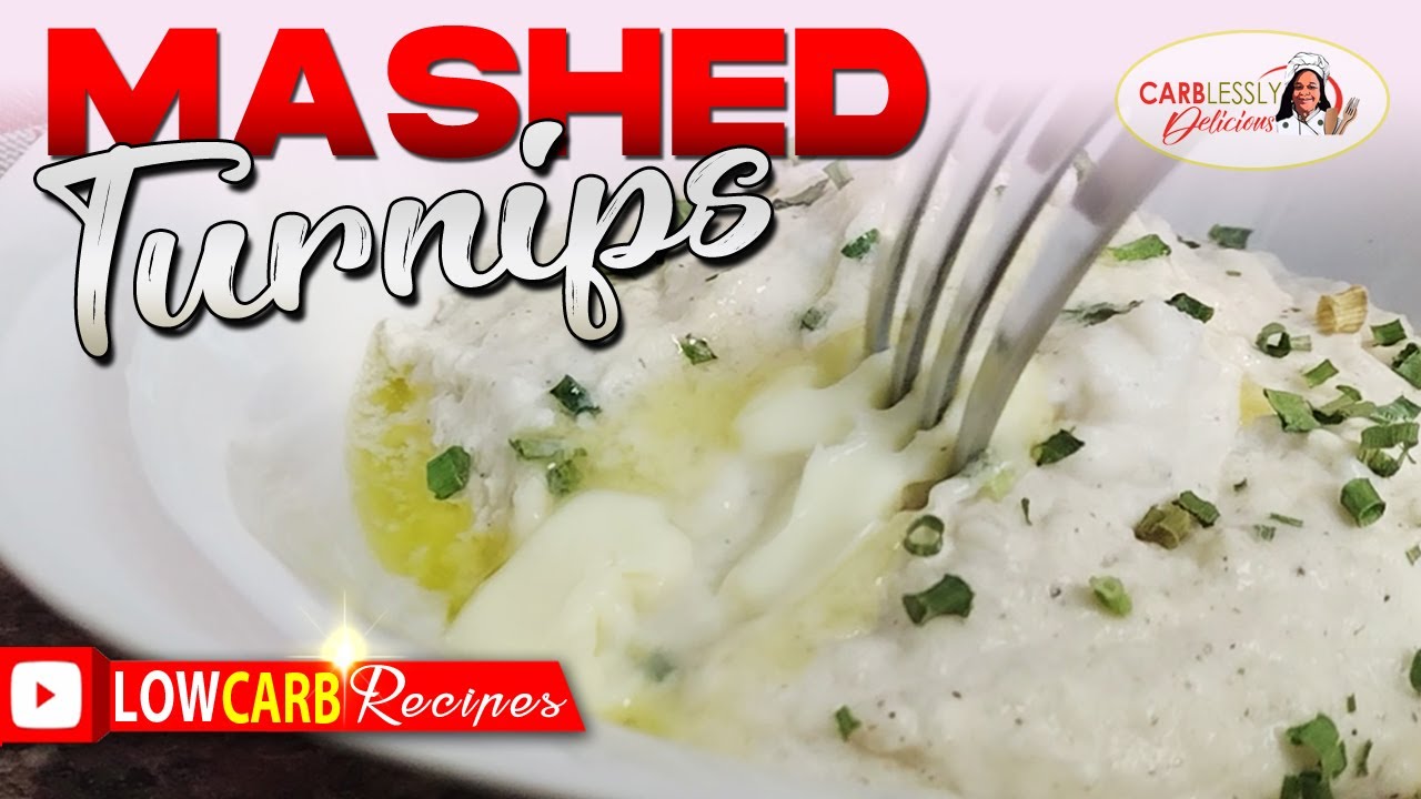 💖 CREAMY MASHED TURNIPS | Best low carb substitute for mashed potatoes! 💖