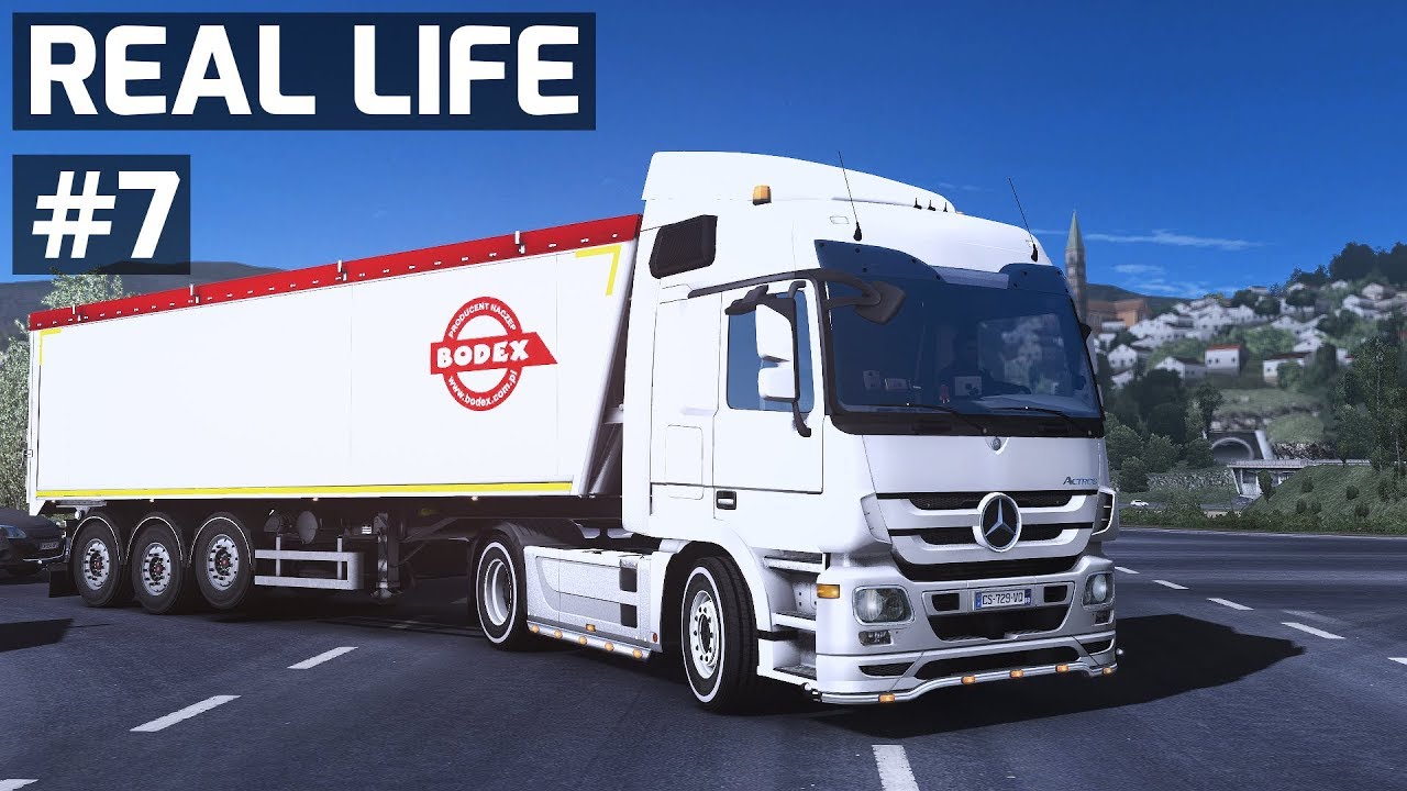 Euro Truck Simulator 2 | Mercedes Actros 1855 Real Engine Voice // Real Life #7