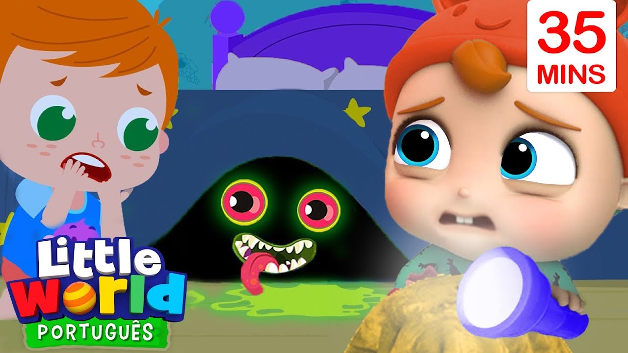 Joãozinho e o Medo do Escuro! 😨 | O Mundo de Nina e Nico - Little World Português
