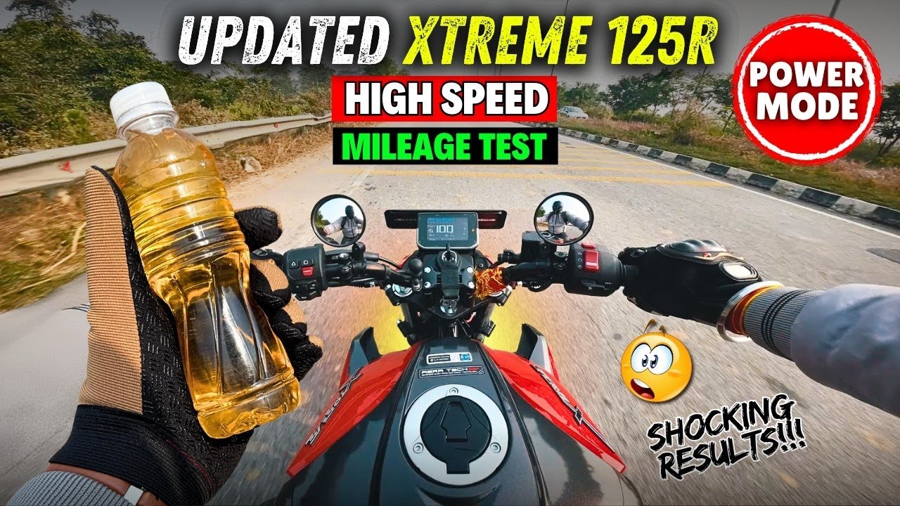 Updated Xtreme 125R Dual Channel ABS🔥| Power Mode - Highway Mileage Test🔥