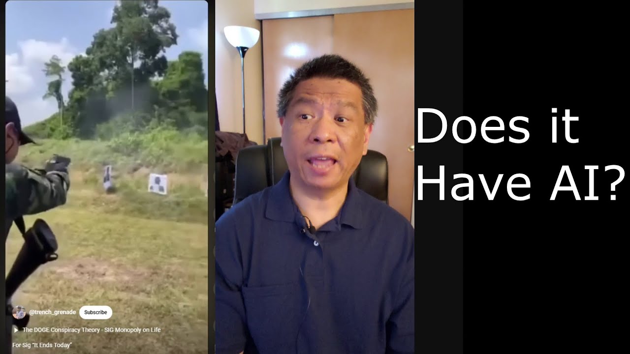 Shocker! New video shows SIG P320 working intelligently in accordance with owners manual. Is it AI?