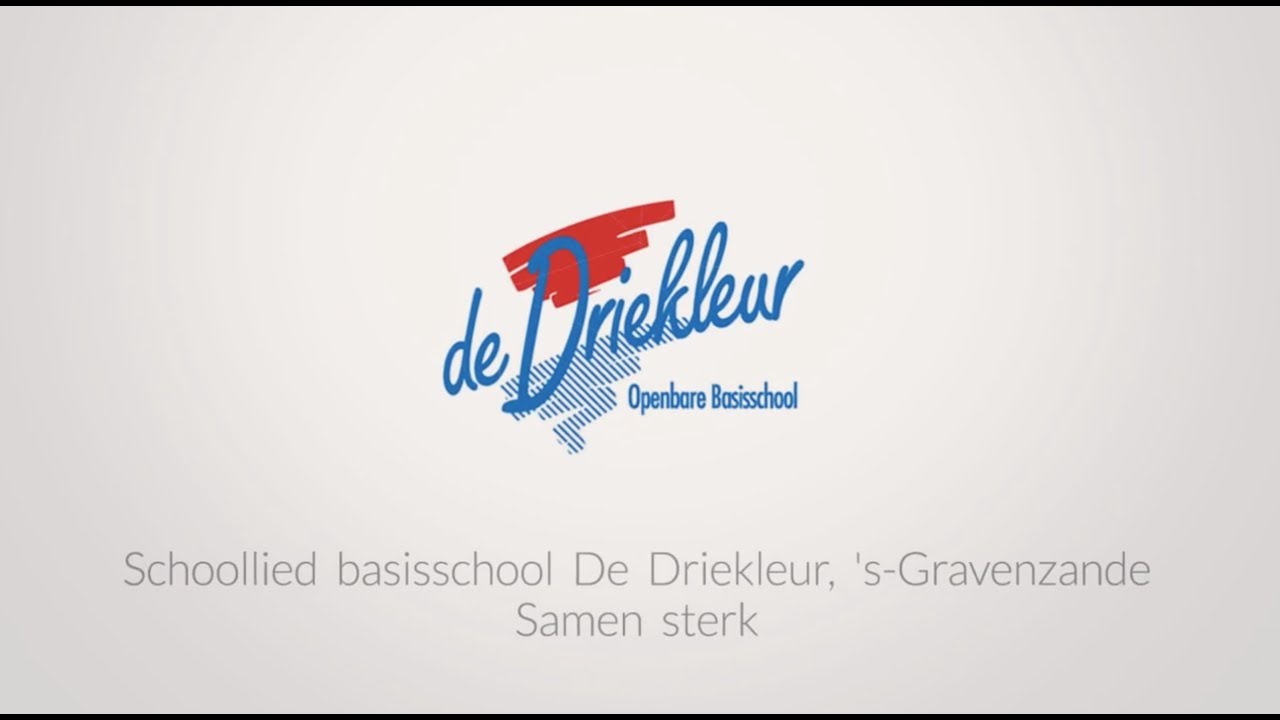 Schoollied basisschool De Driekleur,  's-Gravenzande - Schoollied.com