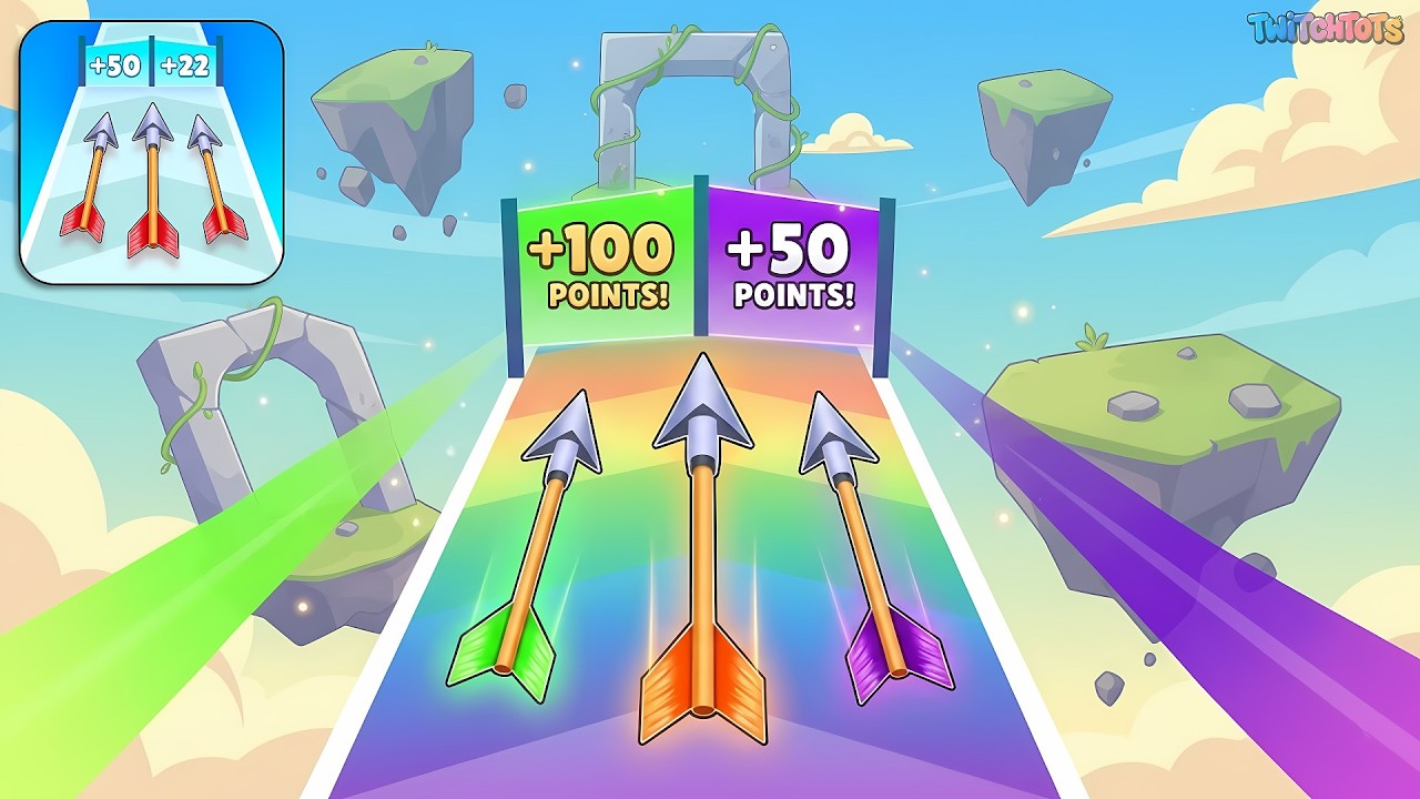 Arrow Run Race: Archery Games - Gameplay Walkthrough -Ultimate Arrow Merge Rush!(Android,iOS)
