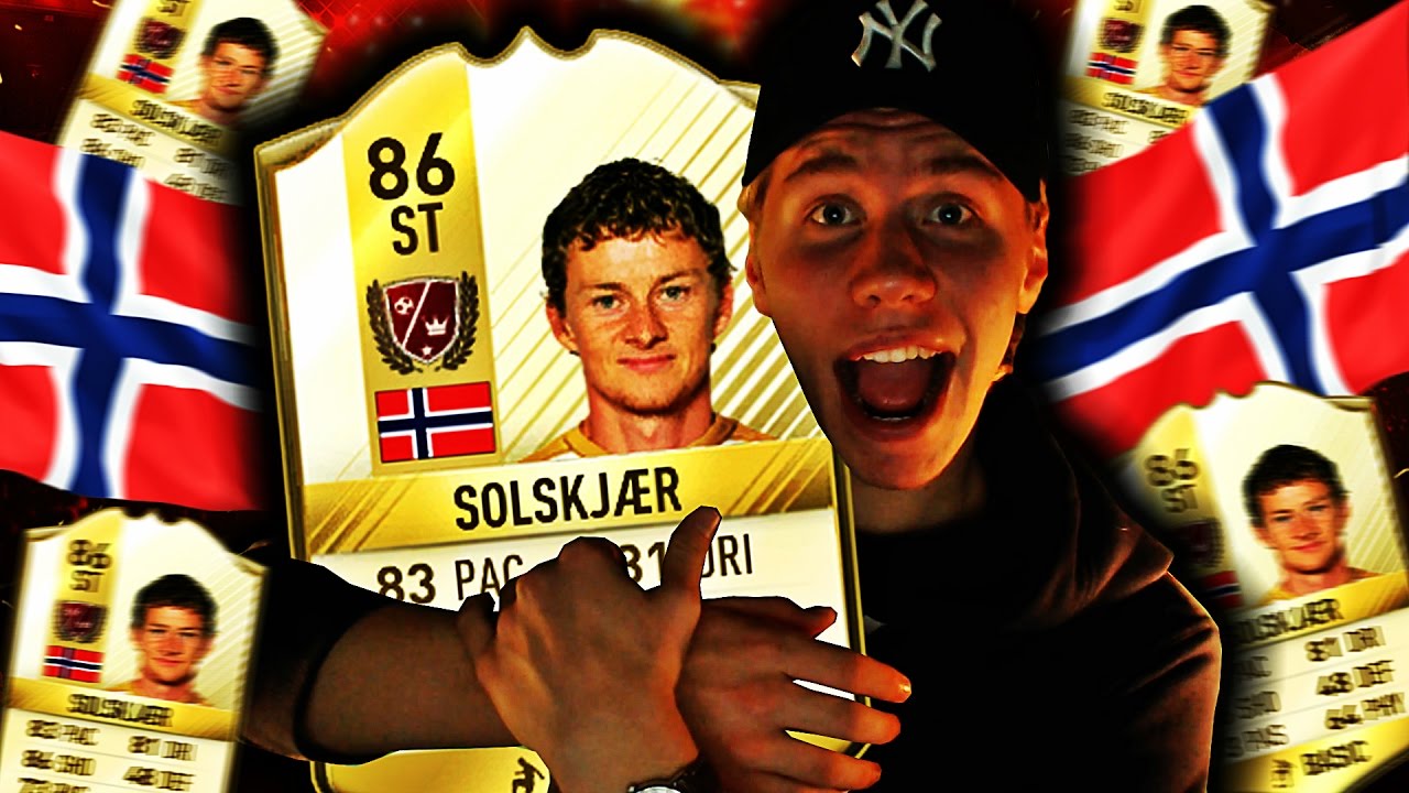 OLE GUNNAR SOLSKJ&AElig;R P&Aring; FIFA 17!! FUT DRAFT MED NORGES F&Oslash;RSTE LEGENDE!!