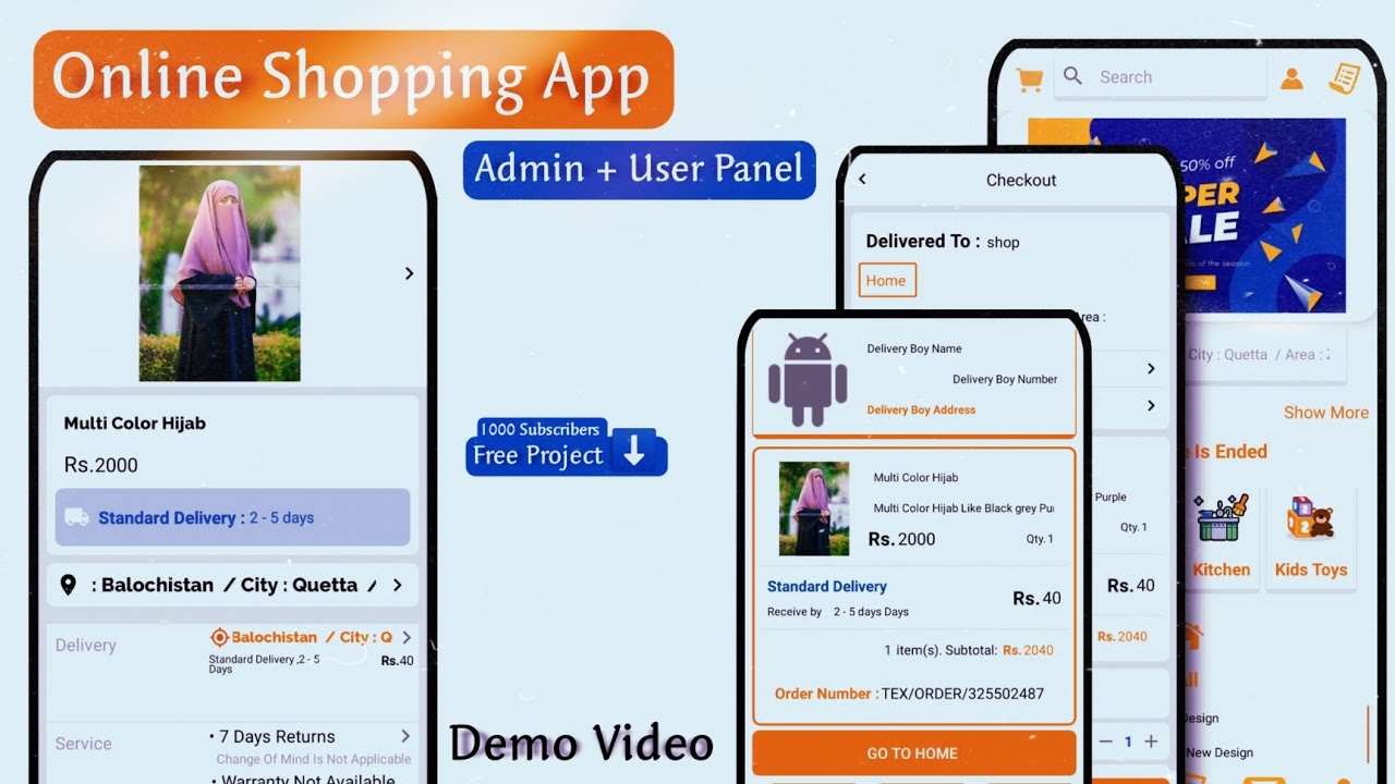 How to make online shopping app in Sketchware | Admin + User | Sketchware Pro | #sketchware