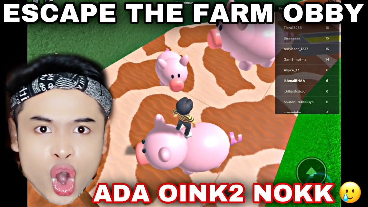 ROBLOX❗️| JUMPA OINK2 KAT SINI🥲❗️| ESCAPE THE FARM OBBY😱‼️