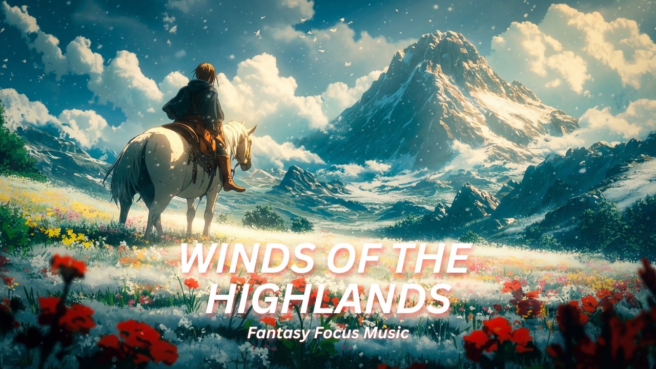 Winds of the Highlands | Medieval Fantasy Ambience for Focus & Relaxation