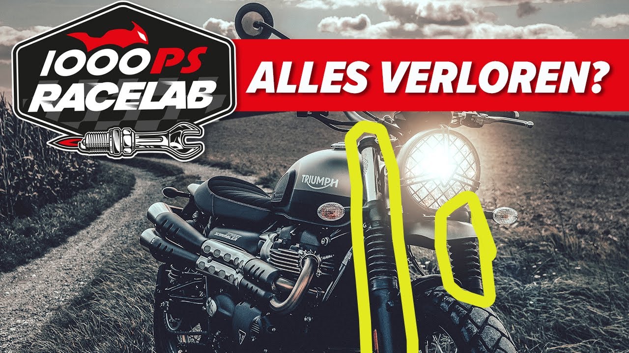Hoffnungsloser Fall? Performance-Optimierung einer nicht einstellbaren Serien Motorrad-Gabel