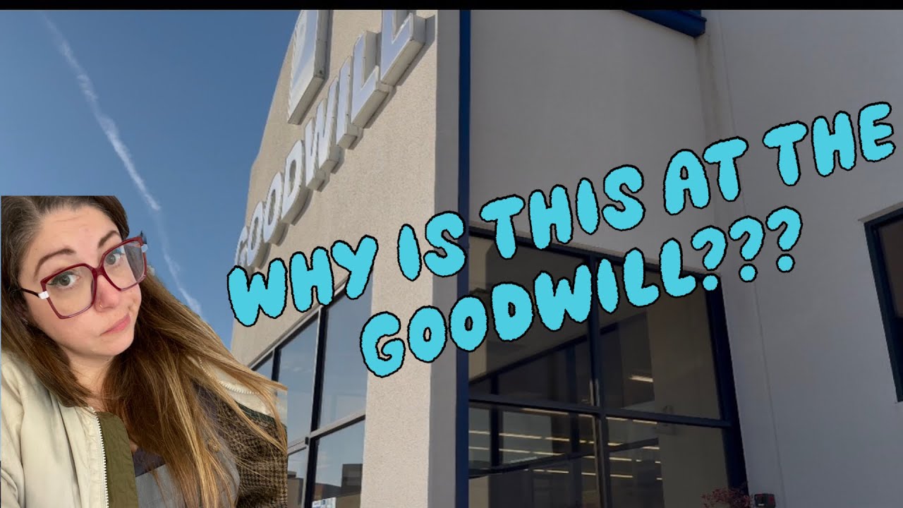 Why is this at Goodwill! Shop the thrift with me! 