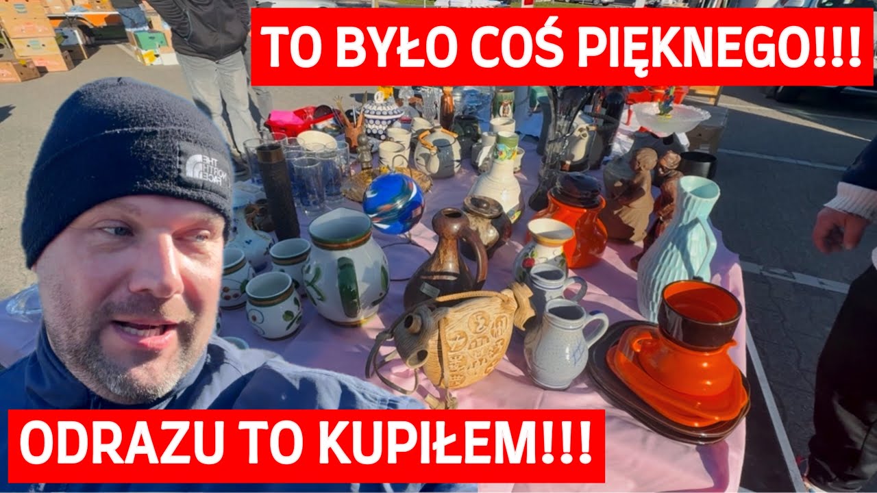 Zaskoczenie na niemieckim targu staroci!!! Polska ceramika z lat 60!!! Kupujemy!!!