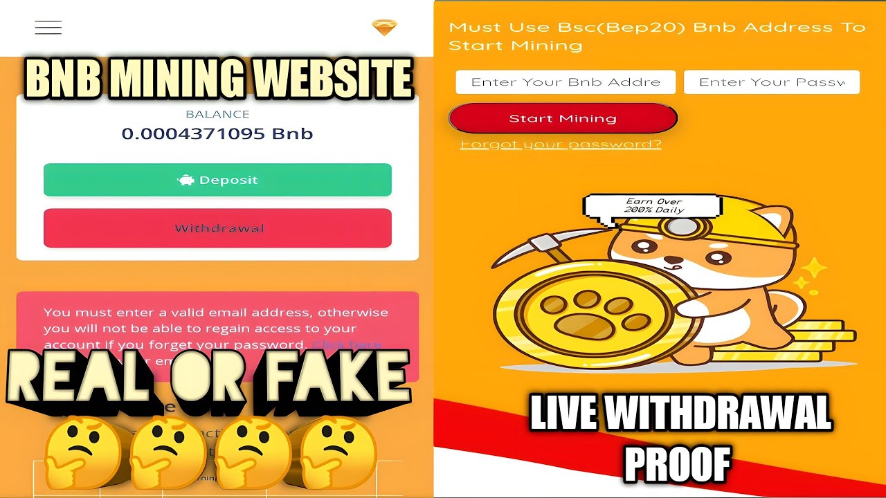 Bnb Mining Us Real Or Fake ( Bnb Mining Website Withdrawal Proof ) ( New Website ) Free Bnb Mining