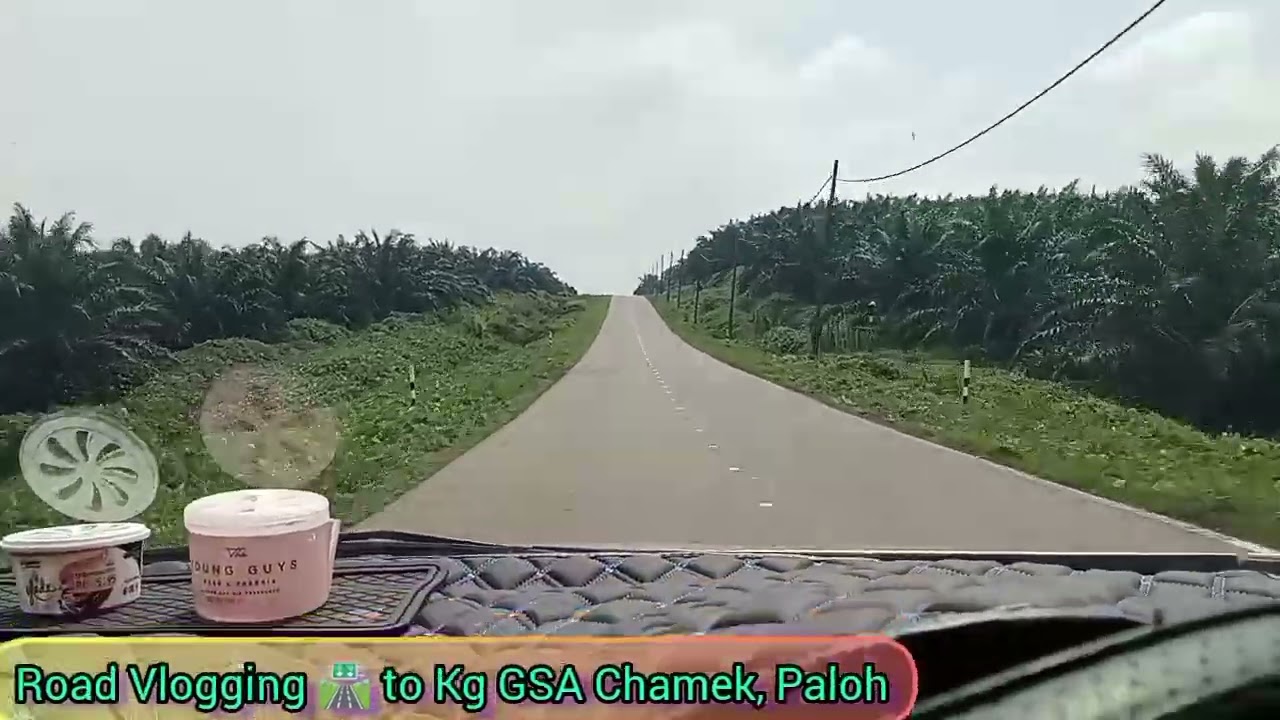 Road Vlogging Dari Paloh-Kg GSA Chamek..pergi beraya..