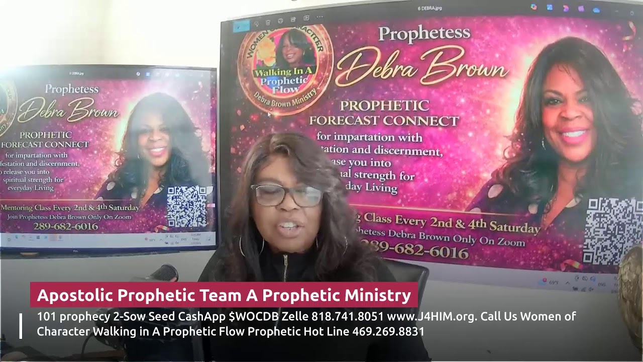 Prophetess Debra Brown Founded 1997 Women of Character Walkin In Prophetic Flow