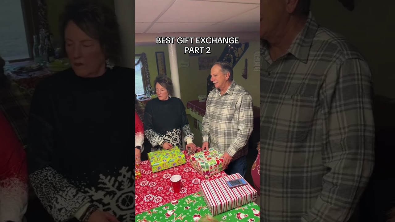 Another fun way to give and get gifts for christmas #holidayfun #giftexchange #christmastime