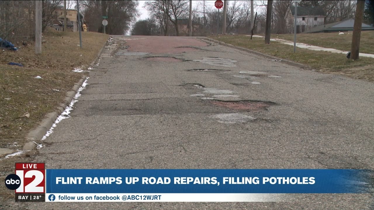 Flint launches major road repair following harsh winter damage