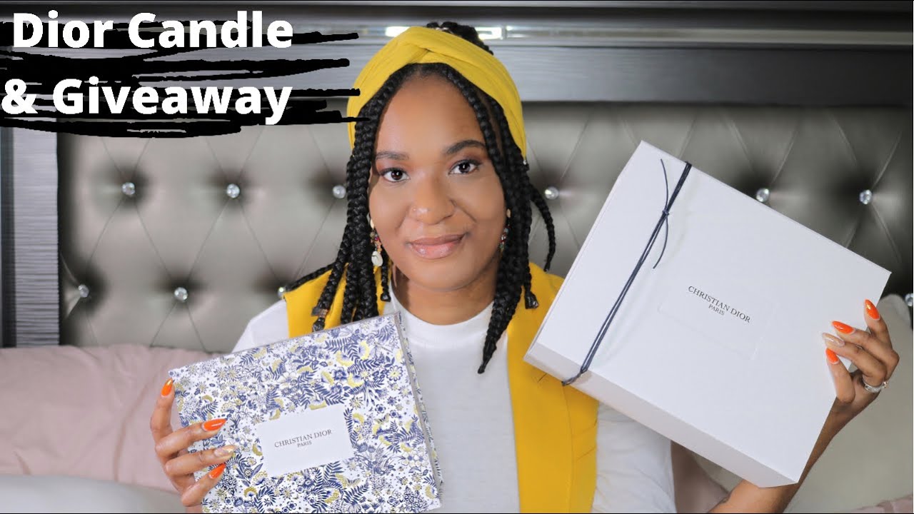 Maison Christian Dior Limited Edition Candle & Beauty Unboxing + International Dior Giveaway