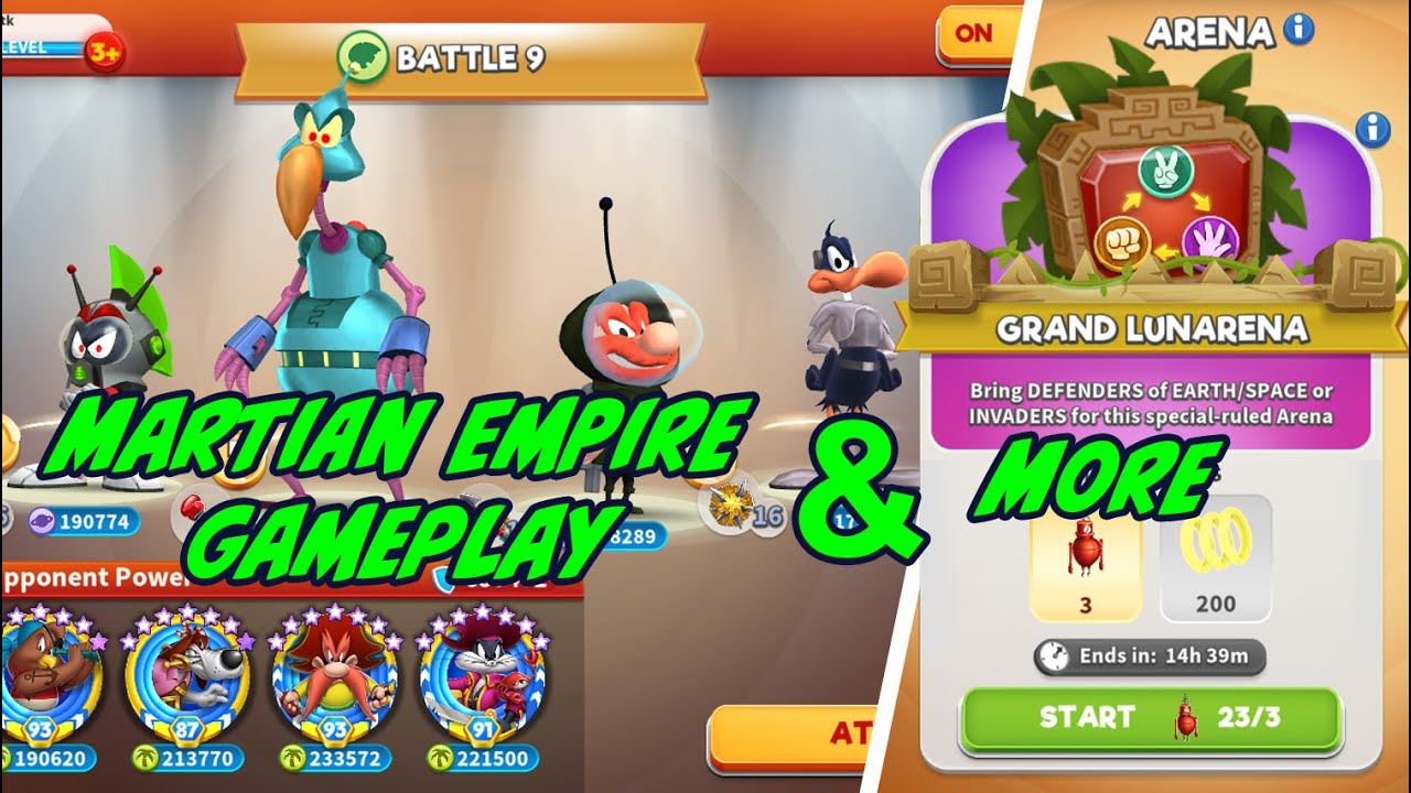 Outer Space Yosemite Sam: MORE Grand Lunarenas & Martian Empire Gameplay Between! | Looney Tunes WoM