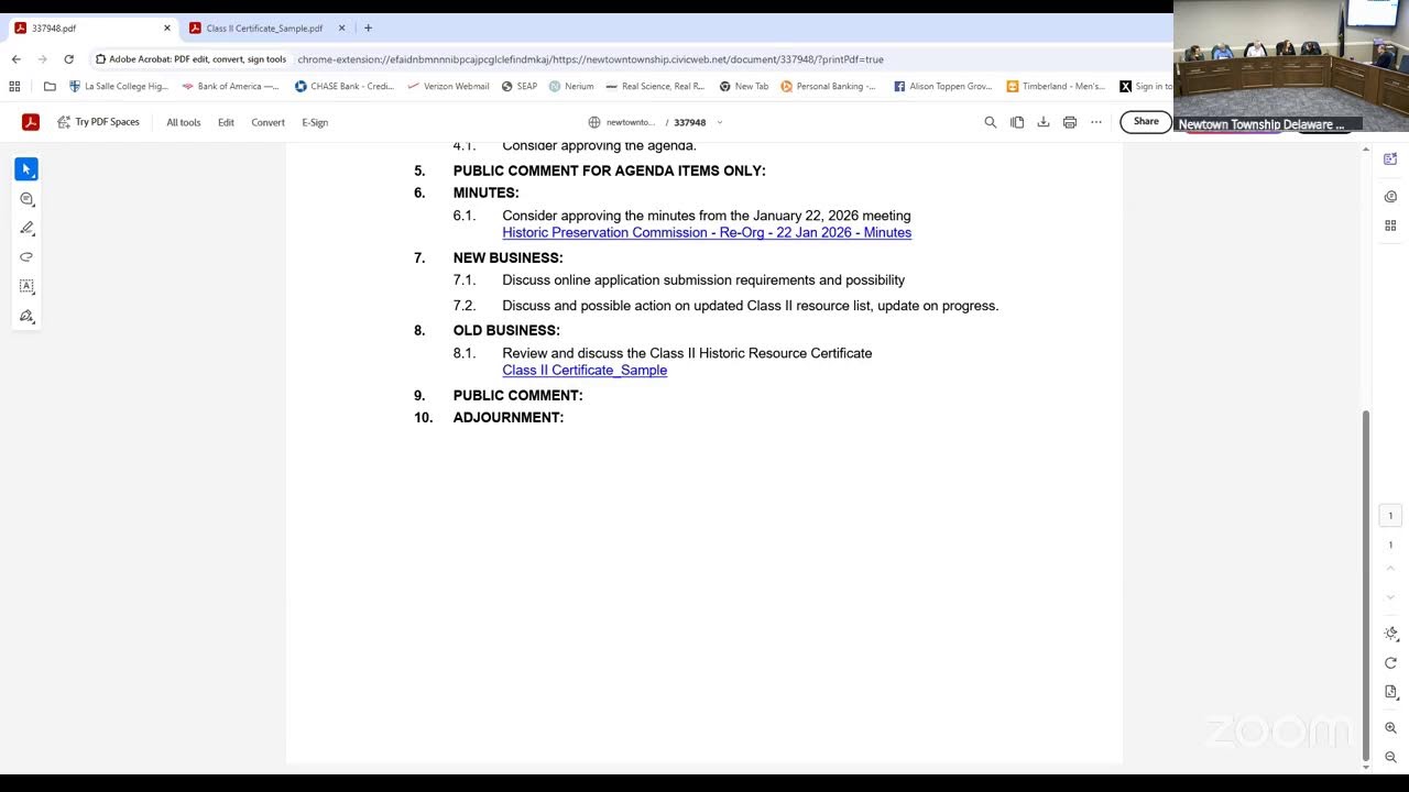 Historic Preservation Commission - Thursday, February 26, 2026