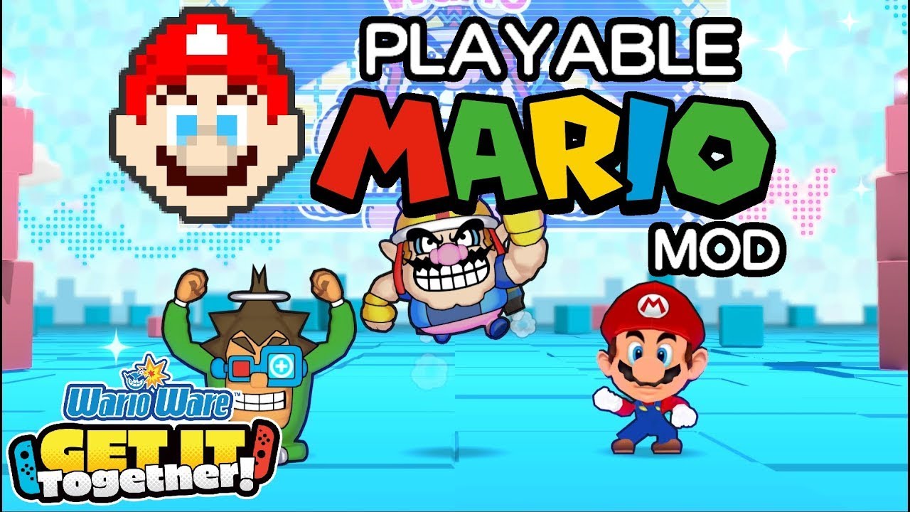 [MOD] Playable Super Mario in WarioWare: Get It Together!