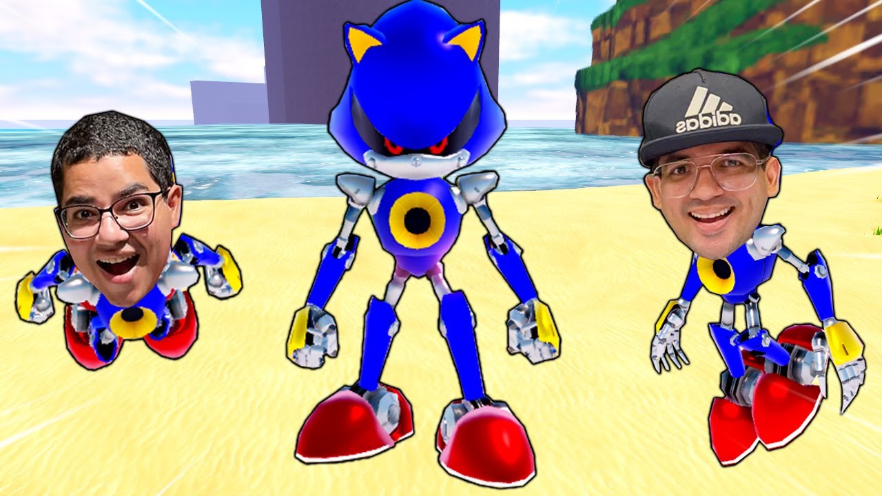 FINALMENTE FOMOS TRANSFORMADOS NO METAL SONIC!! - Roblox Sonic Speed Simulator