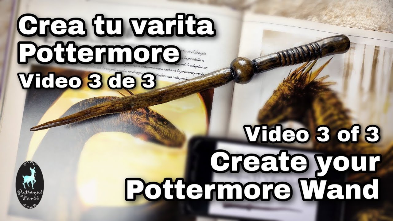 CREA tu PROPIA VARITA POTTERMORE diseño 3 | PATRONUS WANDS