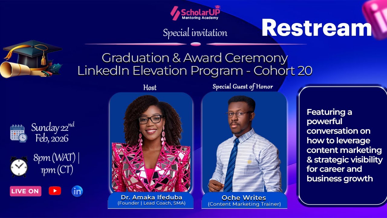 Graduation & Award Ceremony | LinkedIn Elevation | Cohort 20