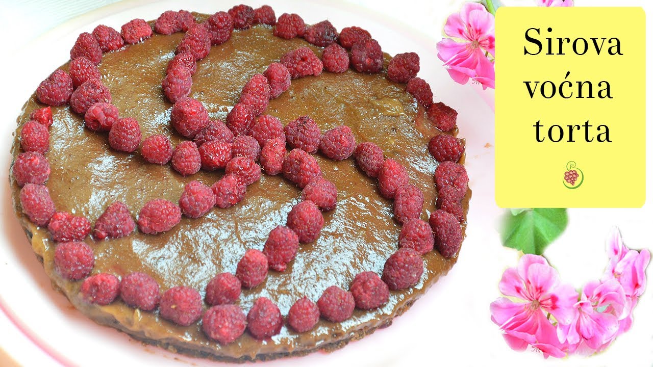 Sirova torta od banana i malina
