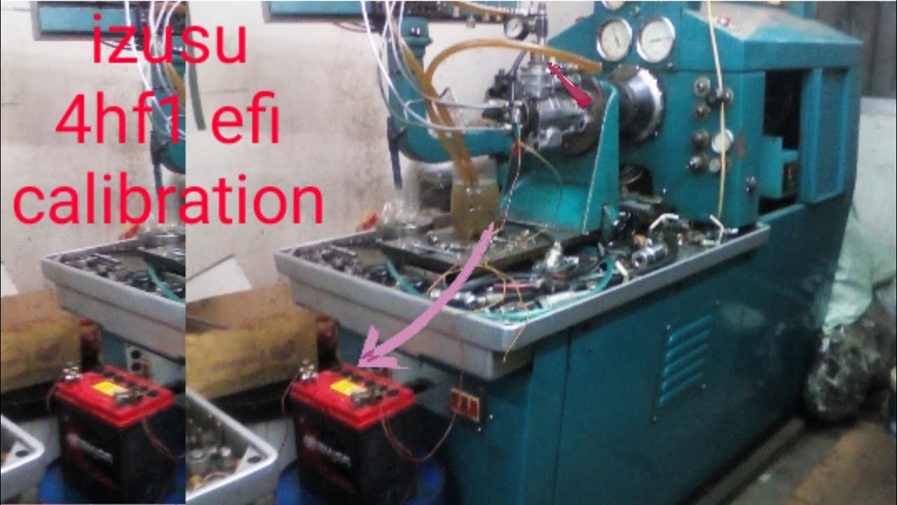 izusu 4hf1 part3  electronic fuel injection calibration