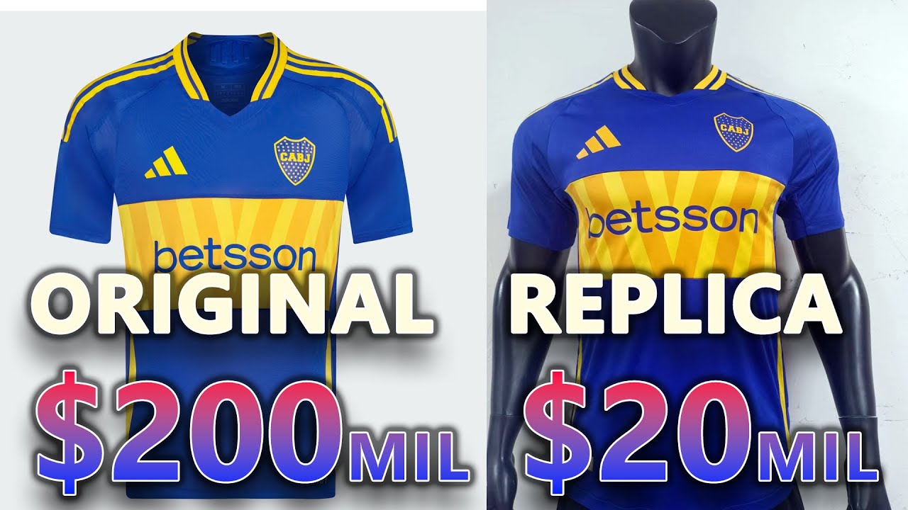 Camiseta Boca 2024/25 Original Vs Replica - ¿Vale la Pena?