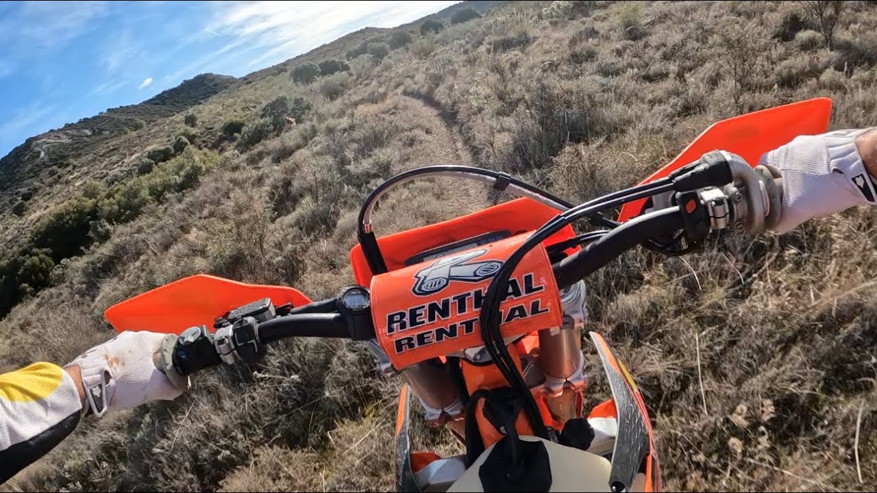 Sendeando con mi KTM 300 TBI y mi GoPro.