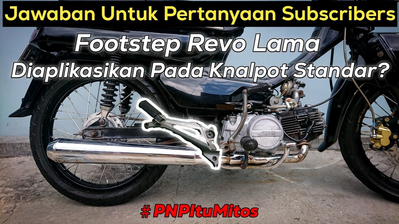 Knalpot Standar Menggunakan Footstep Belakang Revo Lama? || Eksperimen 😂