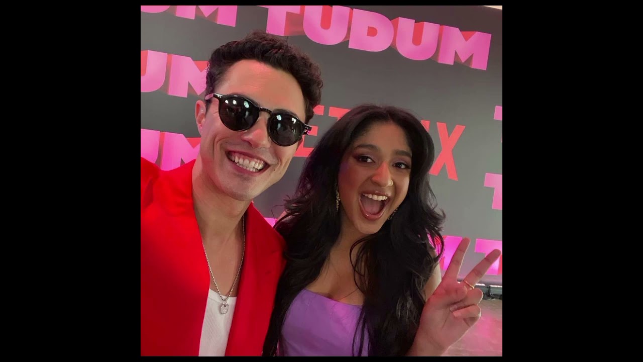 Maitreyi Ramakrishnan,Darren Barnet & Jaren lewison in Brazil for Tudum|Never have i ever sn 4