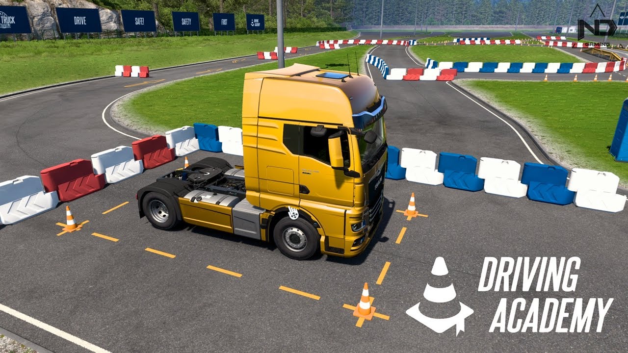 ETS2 Driving Academy #1 - Kh&oacute;a Học Dạy L&aacute;i Xe Đầu K&eacute;o !!