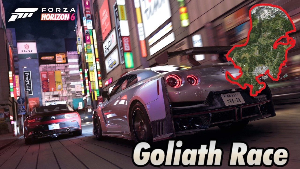 GOLIATH RACE FULL RUN | FORZA HORIZON 6!!