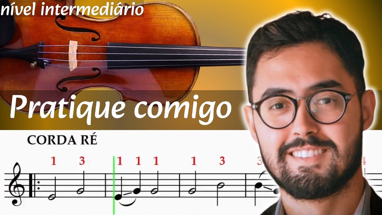 Mudança da 1ª para a 3ª posição no violino (exercício prático)