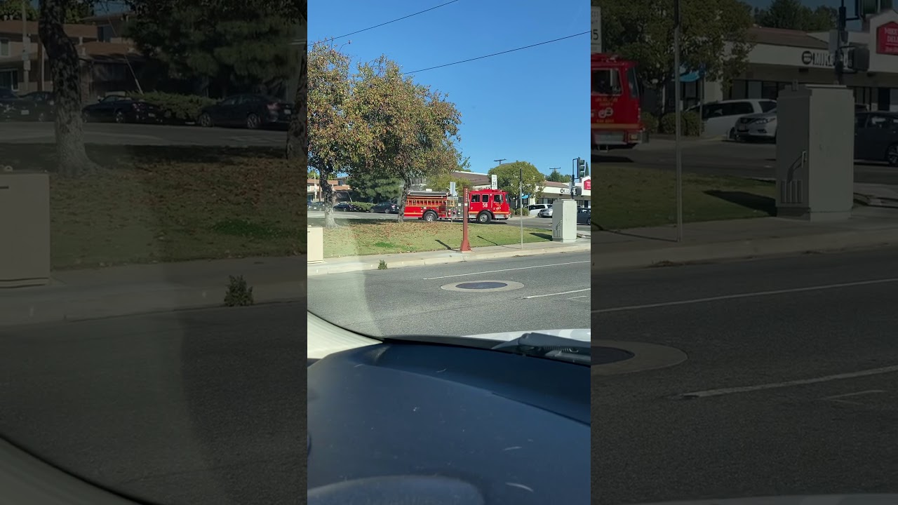 LAco.FD Engine 58 and Squad 58 responding