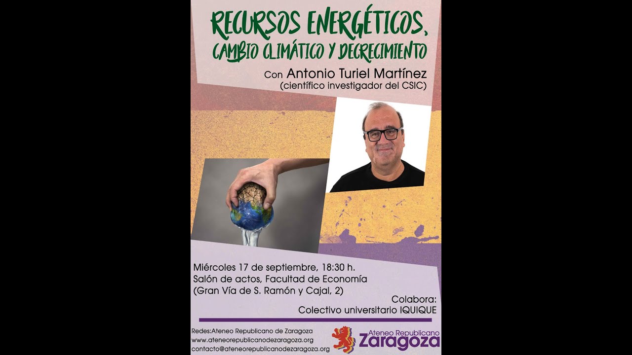RECURSOS ENERGÉTICOS. Cambio climático y Decrecimiento