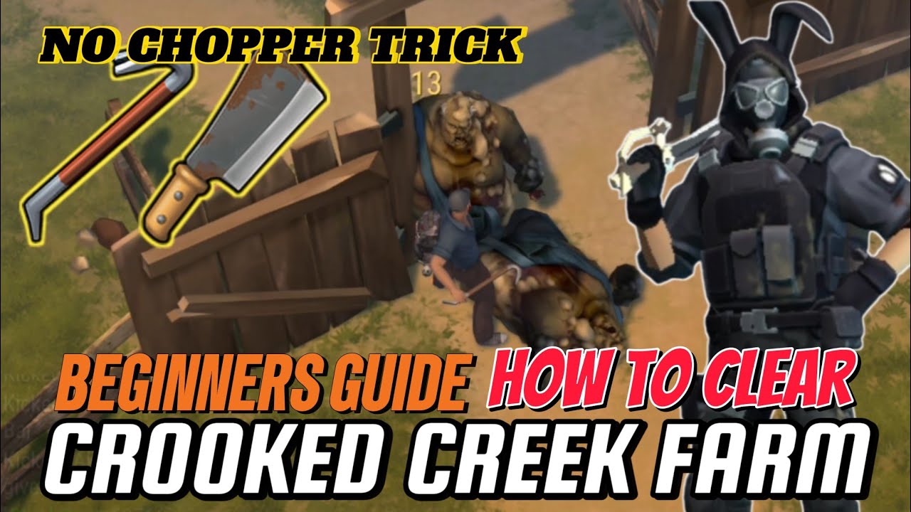 BEGINNERS GUIDE ‼️CLEAR THE CROOKED CREEK FARM - LAST DAY ON EARTH SURVIVAL