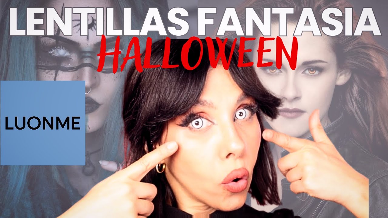🔴 ¿Qué LENTILLAS son las más terroríficas para HALLOWEEN? LUONME