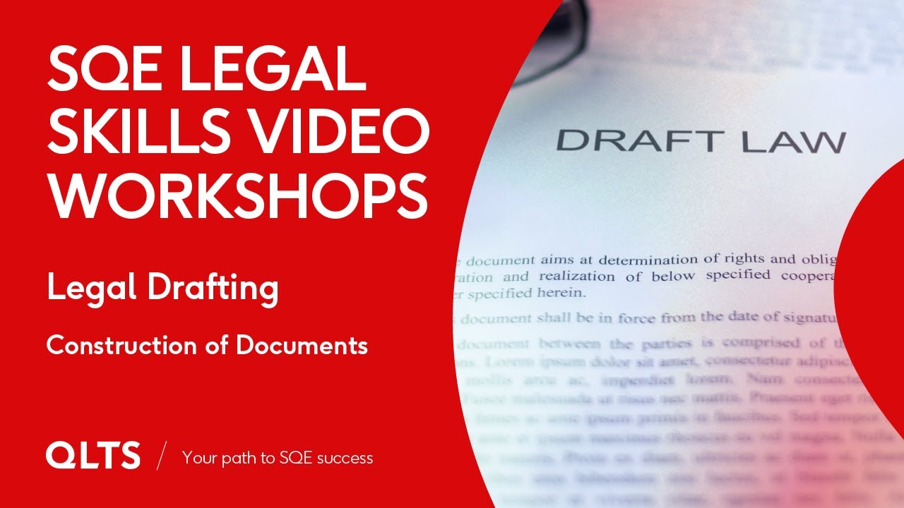 Preview - Legal Drafting - Construction of Documents