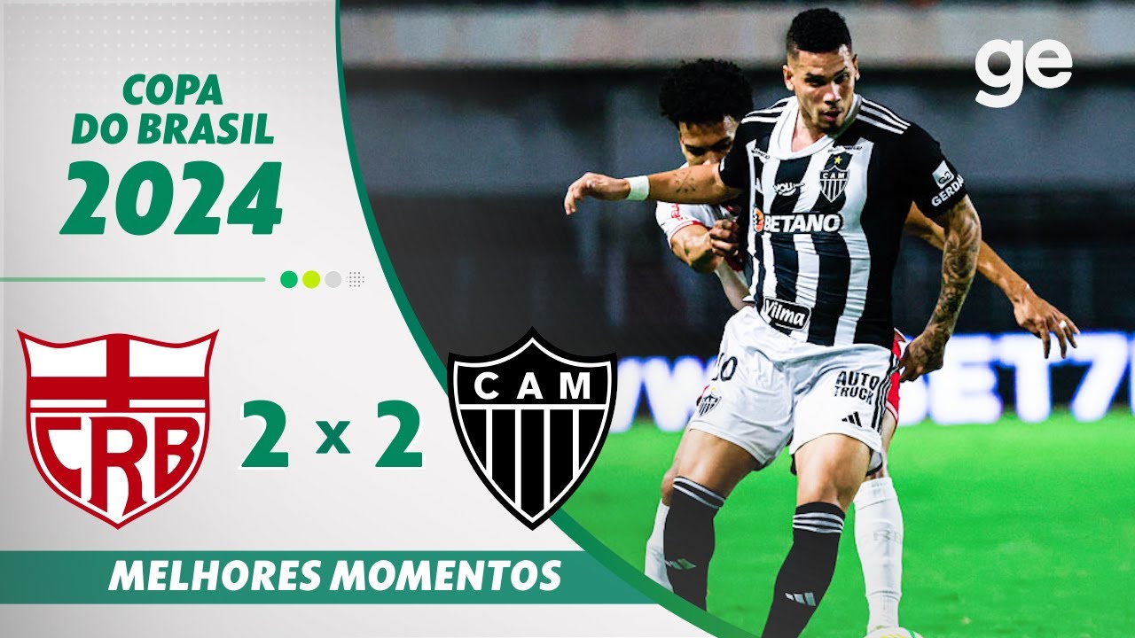 CRB 2 X 2 ATLÉTICO-MG | MELHORES MOMENTOS | OITAVAS DE FINAL COPA DO BRASIL | ge.globo