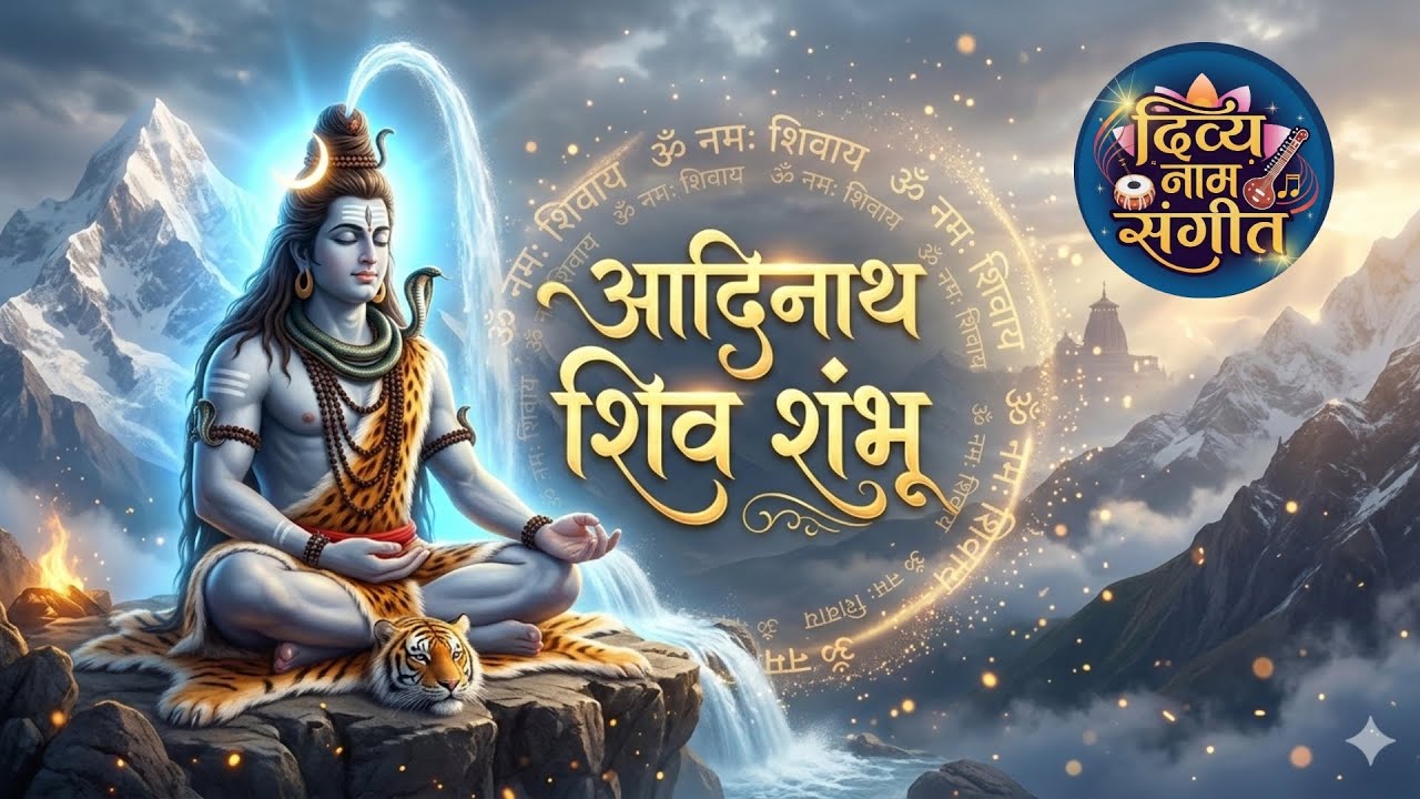 🕉️ आदिनाथ शिव शंभू | ॐ नमः शिवाय मंत्र जप | सोमवार स्पेशल शिव भजन 🙏#OmNamahShivaya #ShivBhajan