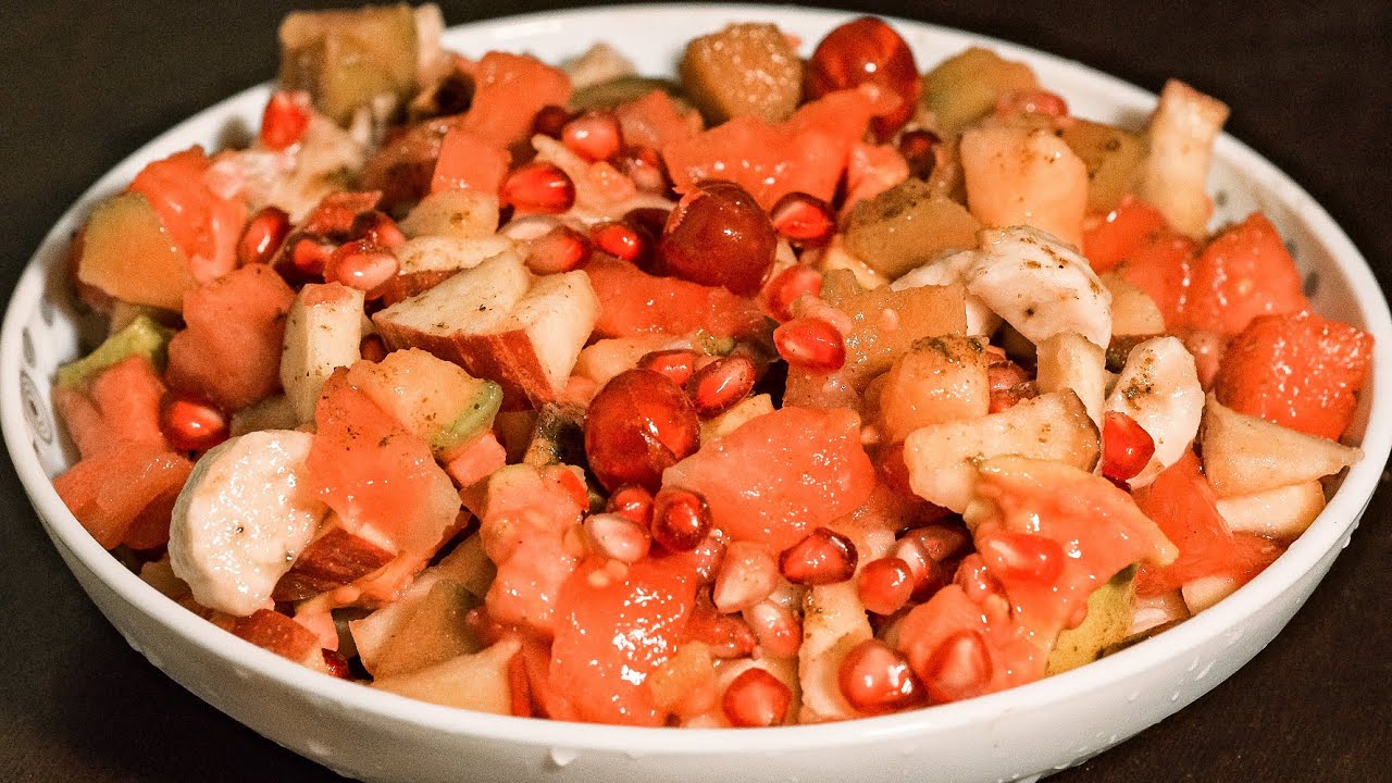 MIXED FRUIT CHAAT | SUMMER FRUIT CHAAT RECIPE ...