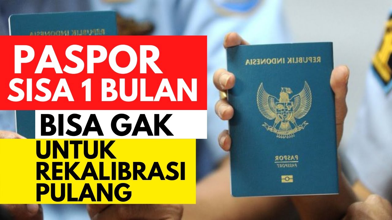 Apakah Paspor Hampir Mati Bisa Dipakai Untuk Rekalibrasi Pulang?