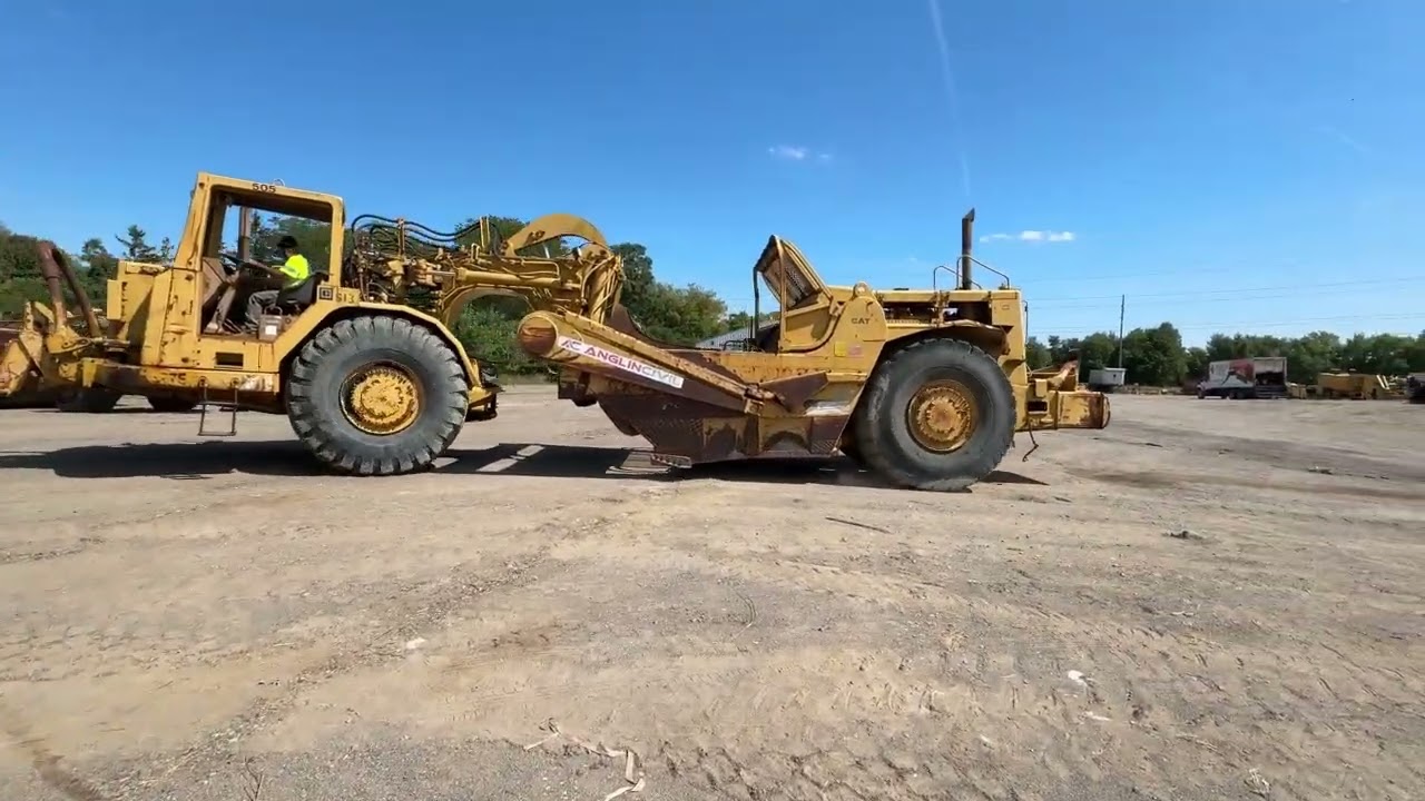 GovDeals: Caterpillar 627 E P-P Dual Engine Motor Scraper