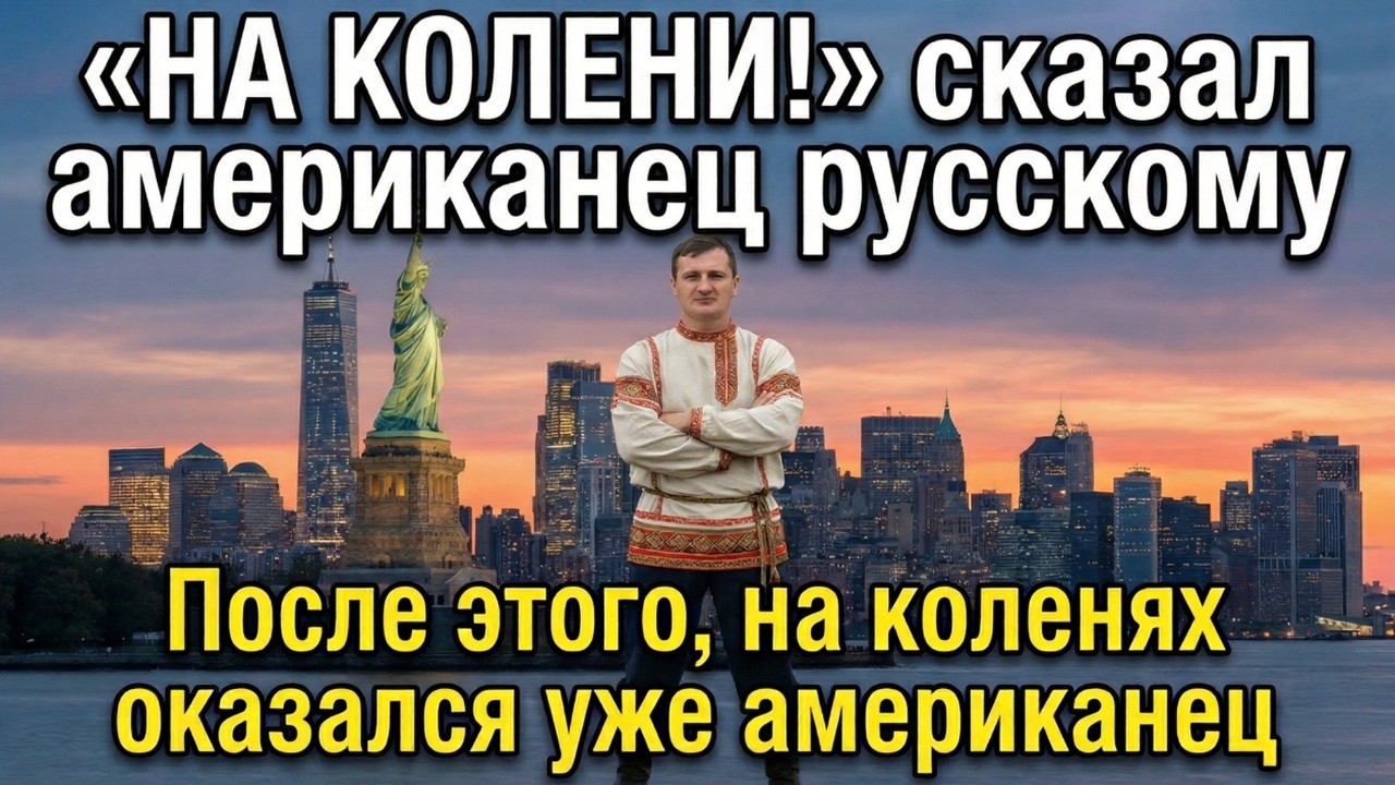 Американец заставил русского встать на колени в Америке? Финал, который никто не ожидал!