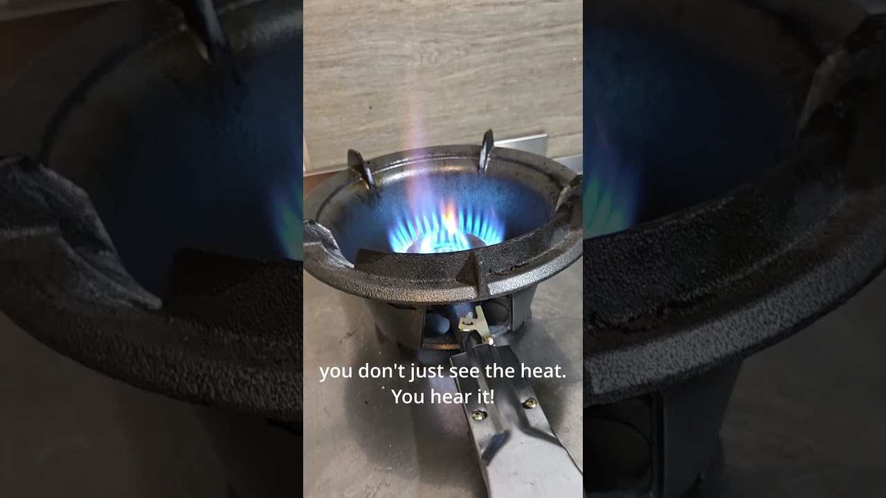 The Sound of 100,000 BTU Wok Burner 🔥