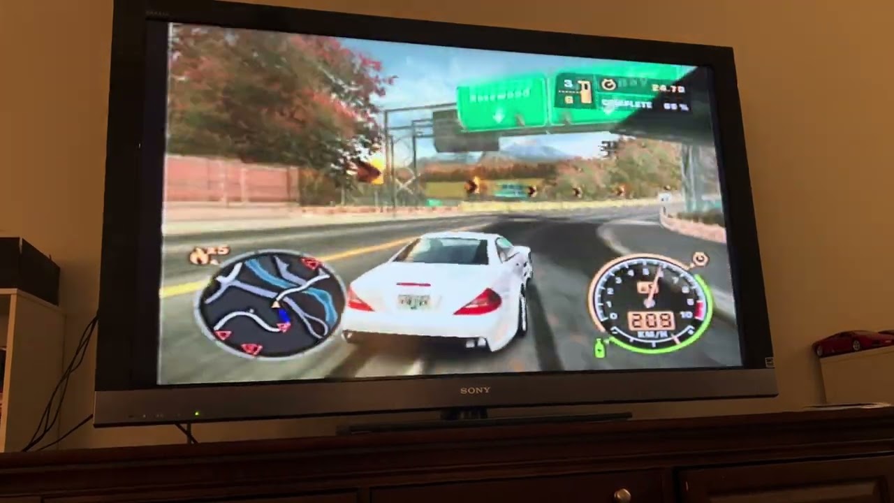 Need For Speed Most Wanted PS2 Tollbooth Time Trial Challenge 53 4:04.04 