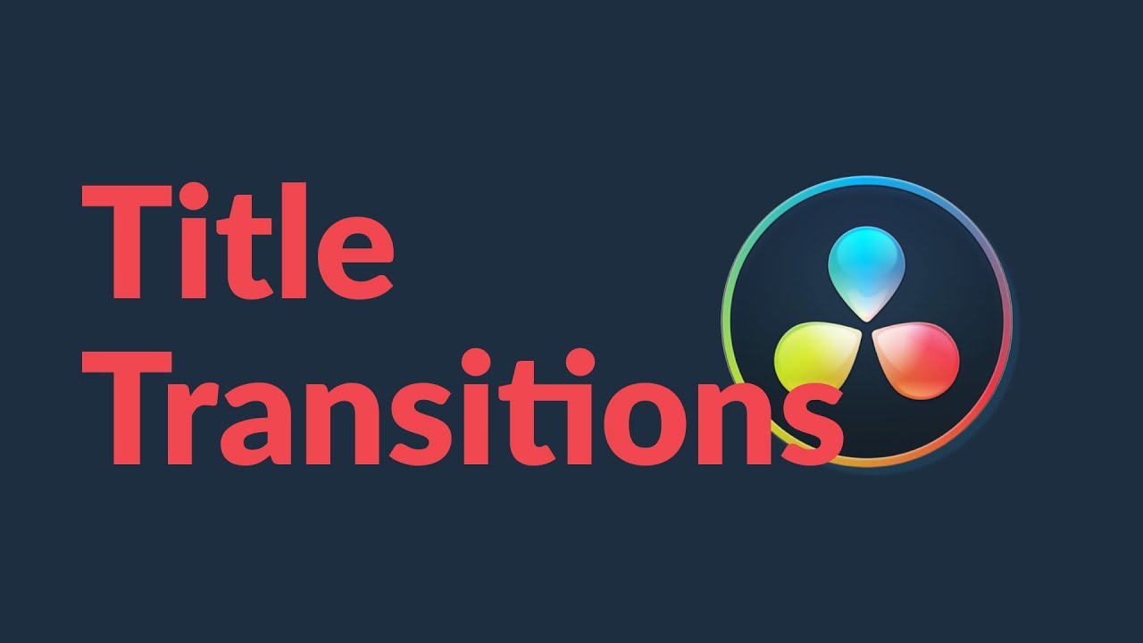 Creative Title Effects: DaVinci Resolve Transition Techniques #davinciresolve